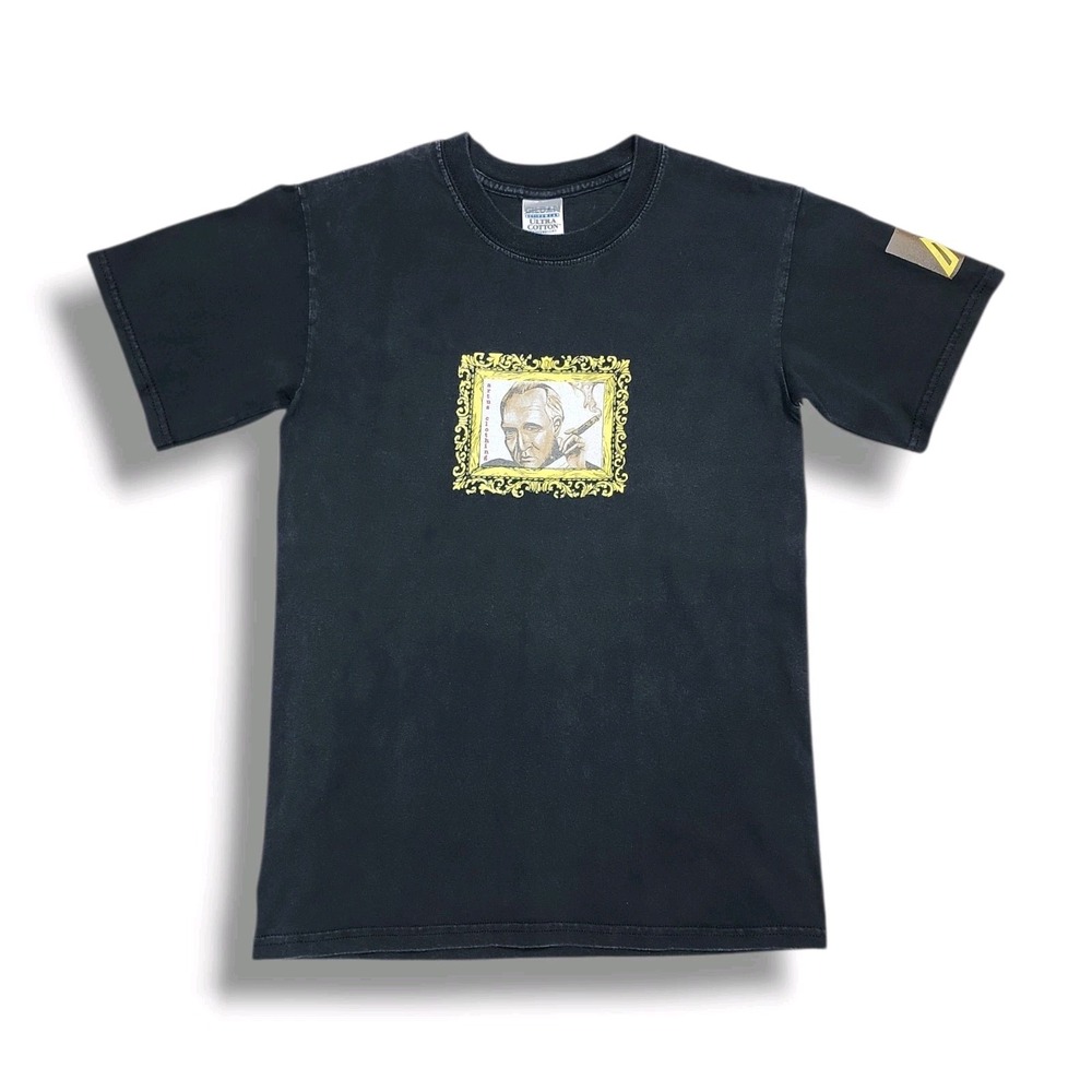 Artus Clothing Crew‎ Neck Black Gildan T-Shirt Men's Small